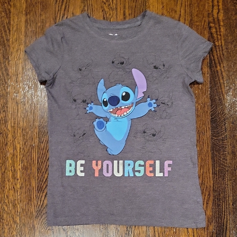 Disney Kids Stitch Graphic Tee - Gray